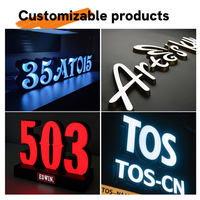 Letrero Kelly Personalizado, Letrero Luminoso LED 3D, Letreros de Acero Inoxidable Impermeables para Pared de Tienda, Letreros Electrónicos Iluminados para Interiores/Exteriores