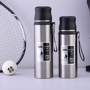 High Quality 304 Stainless Steel Insulation Vacuum <b>Flask</b> Outdoor Sports Drinking Water <b>Bottle</b> With Rope - Product Image 6