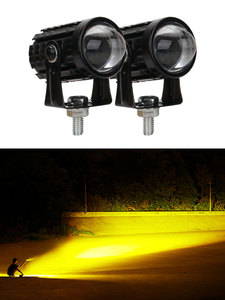 Projecteur d'écran LED GPRGIT Motor102, lentille de projecteur, phare laser miniature bicolore, lampe de conduite, faisceau haut/bas, universel pour camions - Product Image 5