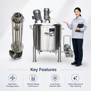 Mezclador Emulsionante de Detergente Líquido de 2500L a Precio de Fábrica, Disponible con Múltiples Puertos - Product Image 4