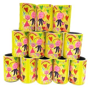 Enfriador de latas de sublimación de alta calidad TIKE, soporte de cerveza rechoncho personalizado, soporte rechoncho de <span class=keywords><strong>neopreno</strong></span> de 5mm - Product Image 3