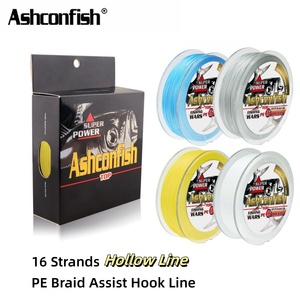 Ashconfish PE línea de pesca hueca Super Power resistente a la abrasión increíble Superline Zero Stretch Smaller Stream Lake River - Product Image 5