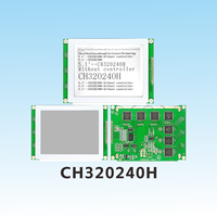 CH320240H ChuanHangDisplay 5.1 Inci COB 320240 Modul LCD Grafis 320X240 Layar Matriks Titik RA8806 Tanpa Pengontrol Tambahan