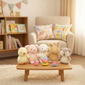 Nouveauté en gros : Jouets en peluche promotionnels, mignons, en fibres végétales, personnalisables avec logo, doux, pour fêtes et décoration intérieure - Product Image 4