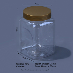 Conteneur alimentaire scellé en PET transparent BRC de 750 ml, pot de stockage pour poudre, compléments alimentaires, protéines en poudre, substituts de repas, pots scellés - Product Image 3