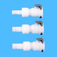 Acétal en plastique 1/4 "filetage NPT POM lisse basse pression ajustement rapide pousser pour connecter les raccords de déconnexion raccord de tuyau d'air d'eau