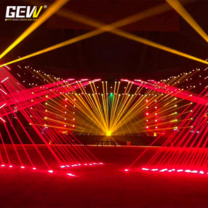 Luz Láser <span class=keywords><strong>DJ</strong></span> de <span class=keywords><strong>8</strong></span> Ojos con Cabezal Móvil Rojo/RGB para Discotecas - Product Image 5