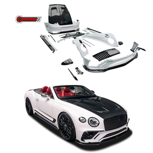 ชุดแต่งตัวถังรถยนต์คาร์บอนไฟเบอร์แห้งสไตล์ MSY ปี 2019-2023 สำหรับ Bentley Continental GT ประกอบด้วยกันชนหน้า สเกิร์ตข้าง ฝาครอบกระจกมองข้าง และชุดแต่งบังโคลน - Product Image 1