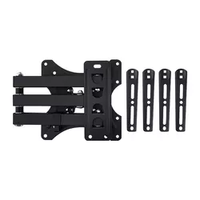 Support mural TV Huyo X-400, très vendu, pour écrans de 32 à 55 pouces, entièrement articulé en acier, avec rotation d'écran réglable, VESA max 400x400mm