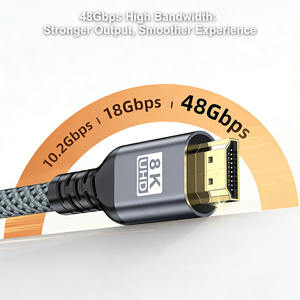 <span class=keywords><strong>Cable</strong></span> HDMI 2.1 Certificado 8K, 48Gbps, Ultra Alta Velocidad para PS5/<span class=keywords><strong>TV</strong></span>, Precio <span class=keywords><strong>de</strong></span> Fábrica, OEM/ODM, <span class=keywords><strong>Cable</strong></span> HD Personalizado MI - Product Image 1