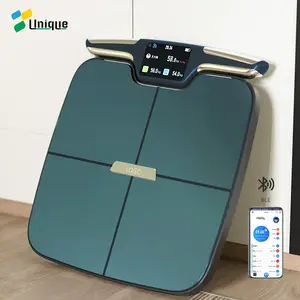 Escala esperta pessoal do banheiro do bmi para a escala do peso corporal balança digital eletrônica 8 elétrodos escala gorda corporal esperta