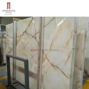 big slab natural stone white onyx marble