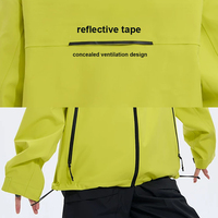 Veste imperméable à capuche pour homme et femme, entièrement thermosoudée, coupe ample, idéale pour la randonnée en extérieur toutes saisons, qualité supérieure