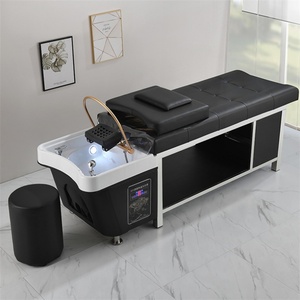 Kisen Popular Salon Furniture Hair Washing Massage Chair Shampoo <b>Bed</b> SPA Head Water Therapy Thai Massage Shampoo <b>Bed</b> - Product Image 2