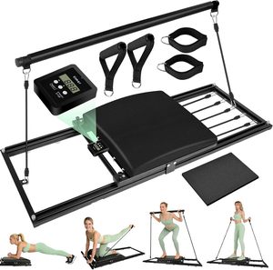 Lit de Pilates Reformer de Haute Qualité, Équipement de Fitness, Reformer Pilates Pas Cher, Reformer Pilates Pliable pour la Maison et le Fitness - Product Image 1