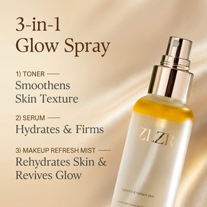 ZLZR Spray Serum 3 en 1, Bruma Facial Hidratante, Brillo Instantáneo, Control de Grasa, Maquillaje, Piel Radiante - Product Image 3