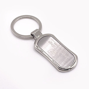 Nhà Máy biểu tượng tùy chỉnh chủ chốt với thiết kế cá nhân UV in Vàng sắt vòng tròn hình bầu dục vuông kim loại Keychain - Product Image 3