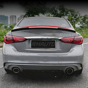 <strong>Car</strong> Rear Wing Rear Trunk Spoiler <strong>Diffuser</strong> <strong>Protector</strong> Body Kit For Infiniti Q50 2014-2019 <strong>Car</strong> Accessories - Product Image 3