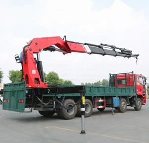 Grúa montada <span class=keywords><strong>articulada</strong></span> grande y pesada de 33 toneladas en camión FAW J6P 8x4 - Product Image 4