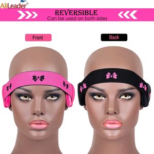 Bandeau perruque avec logo personnalisé, dentelle frontale confortable, bande élastique avec support d'oreille, pour une fixation parfaite des bords de la perruque - Product Image 2