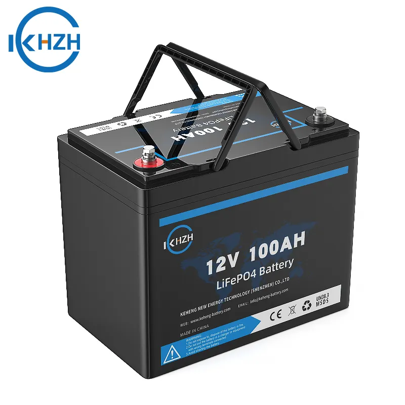 KeHeng Lithium-Eisen-Phosphat-Akku 12,8 V 100Ah 200Ah Lifepo4 Mit BMS-Batteries ystem für Mobil heime