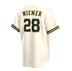 Wholesale Vintage Black <b>Baseball</b> Jersey Plus Size Sportswear Red Lining Breathable Quick Dry 260gsm Interlock Polyester Unisex - Product Image 3