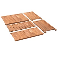 Jardinière en bois pour usage intérieur et extérieur, pour patio, jardin, bac à plantes en bois pour plantes d'extérieur