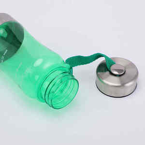 Linda Botella de Agua de Plástico Reutilizable, Antiderrames, Segura para Alimentos, Impermeable, de Gran Capacidad, para Estudiantes, Deportes, Fitness, Bebidas de Verano - Product Image 4