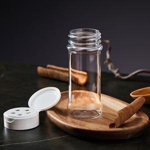 Bouteille transparente en PET pour assaisonnements, herbes et épices, récipient à condiments, flacon à poivre noir avec étiquette personnalisée - Product Image 5