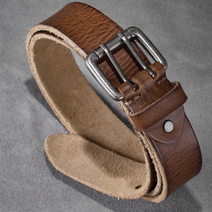 เข็มขัดหนังวัวแท้คุณภาพสูง สไตล์วินเทจ สำหรับผู้ชาย ผู้หญิง และยูนิเซ็กส์ ดีไซน์หรูหรา สามารถปรับแต่งได้ สไตล์คาวบอยตะวันตก - Product Image 6