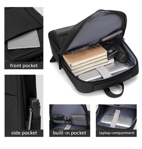 <span class=keywords><strong>Zaino</strong></span> per Laptop 15.6 Pollici, Tablet, Resistente, <span class=keywords><strong>Idrorepellente</strong></span>, Leggero, Design Pulito ed Elegante per Viaggi, Lavoro, Università - Product Image 6