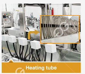 Haricot de pois verts enduit frit faisant la saveur de machine faisant la chaîne de production de noix de casse-croûte - Product Image 3