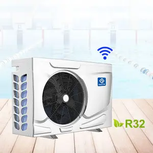 Swim Pool Water Heater *WIFI Control Mini Pool Heat Pump Price R32 Refrigerant Full DC Inverter Swimming Pool Heat Pump Water Heater