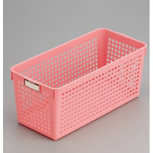 Cesto di stoccaggio nome sottile Inomata in colore rosa - Product Image 1