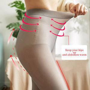 Collants transparents en maille fine taille haute pour <span class=keywords><strong>femme</strong></span>, collants Sexy pour printemps et automne, 80g - Product Image 4