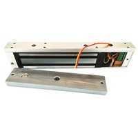 Minuterie électromagnétique LED 12V/24V dc, anti-défaillance, minuterie 280kg(600lbs), contrôle d'accès maglock, verrouillage magnétique pour porte en bois