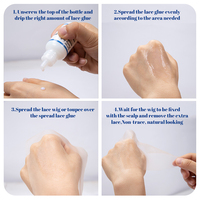 Colle pour perruques à marque privée, Gel coiffant pour bordures, Gel tressage, Colle adhésive pour perruques, Cire coiffante en stick, Colle de fixation pour pose de perruques