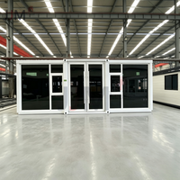Maison conteneur extensible de luxe de 20 pieds, conforme aux normes australiennes, type Granny Flat, préfabriquée et modulaire, avec véranda et 2 chambres