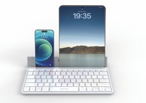 คีย์บอร์ดบลูทูธแบบพกพาบางเฉียบ ชาร์จได้ สำหรับ <span class=keywords><strong>iPad</strong></span> <span class=keywords><strong>Pro</strong></span> 11 M5 รุ่นปรับแต่งได้ตามต้องการ - Product Image 4