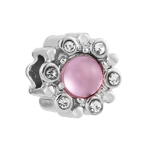 Nuove Perline a Cuore Rosa all'Ingrosso per Creazione di Gioielli, Perline e Charm a Tema Amore per Bracciali, Accessori per Bracciali in Lega Metallica - Product Image 4