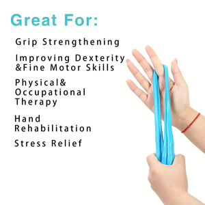 Finger Grip Strength Exercise and Rehabilitation Therapy Putty Decompression <b>Toy</b> Silicone Bouncing <b>Slime</b> - Product Image 3