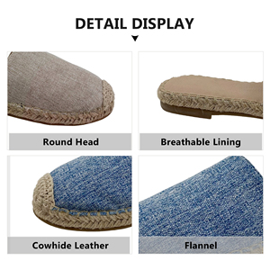 Fabricante <span class=keywords><strong>de</strong></span> zapatos <span class=keywords><strong>de</strong></span> mujer, zapatillas deslizantes Beige transpirables <span class=keywords><strong>de</strong></span> verano personalizadas para mujer, <span class=keywords><strong>alpargatas</strong></span>, Zapatos, zapatillas <span class=keywords><strong>de</strong></span> <span class=keywords><strong>casa</strong></span> - Product Image 5