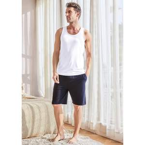 Camiseta sin mangas de bambú y viscosa para hombre, paquete de 3, color negro, camiseta interior básica de mezcla de algodón suave - Product Image 2