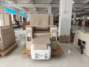 Muebles Modernos de Lujo para Salón de Uñas, Silla de Pedicura con Spa para Pies y Masaje, sin Plomería, con Lavabo - Product Image 5
