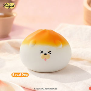 ของเล่นบีบ MOLYNK รุ่น Duowang Dog Series PU สควิชชี่ นุ่มมาก คืนรูปช้า กล่องสุ่ม พรีเมียม บรรเทาความเครียด ของสะสม ตกแต่งโต๊ะทำงาน สำหรับเด็กหญิง เด็กชาย - Product Image 2