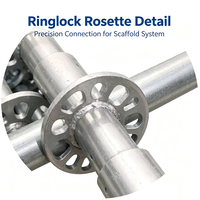 Andamios Ringlock de Acero Galvanizado de Alta Resistencia, Sistema de Construcción con Servicio de Entrega Rápida