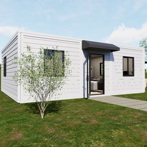 บ้านคอนเทนเนอร์สำเร็จรูปแบบขยายได้พร้อมฉนวนกันความร้อน สองห้องนอน สไตล์บ้านไร่ วิลล่าเคลื่อนย้ายได้สำหรับสำนักงาน อาคาร ห้องนั่งเล่น - Product Image 6