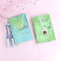 Carnet de notes A5 avec couverture en PVC à paillettes liquides flottantes, reliure cousue, fournitures scolaires pour enfants, idée cadeau