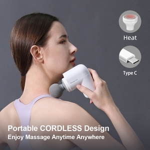 Mini Electric <span class=keywords><strong>Small</strong></span> <span class=keywords><strong>Massage</strong></span> Gun Wiederauf ladbare Deep Tissue <span class=keywords><strong>Vaginal</strong></span> <span class=keywords><strong>Massage</strong></span> gerät 7 Köpfe Handheld Screen Faszien <span class=keywords><strong>massage</strong></span> pistole - Product Image 4