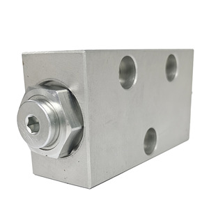 บล็อกวาล์วไฮดรอลิก กระบอกสูบแบบสองทาง 25Mpa G14G38 เหล็กอลูมิเนียมออกไซด์ สำหรับระบบไฮดรอลิกของรถเครนและรถยก - Product Image 3
